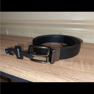 Coach Black Men's Leather Belt